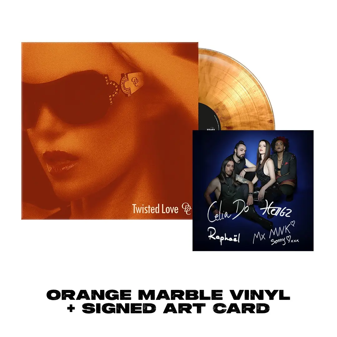 ODC Twisted Love Orange Marble Vinyl + Signed Art Card